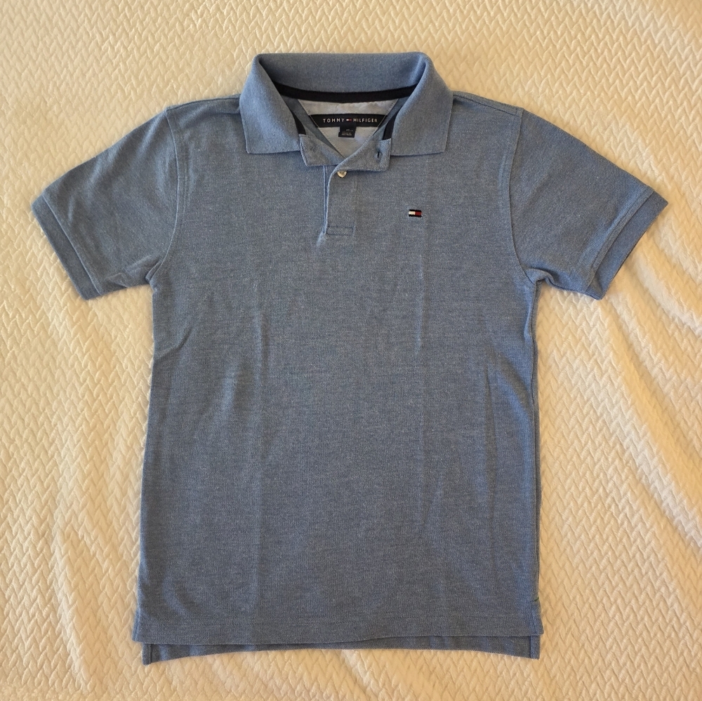 Tommy Hilfiger Boy's Blue Polo Shirt